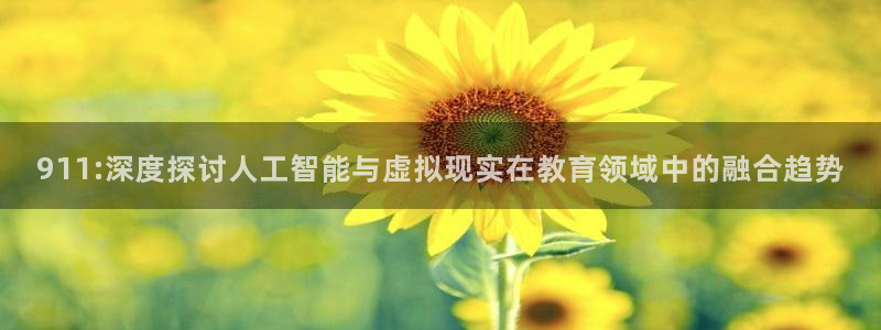 小九直播乐悠足球免费观看：911:深度探讨人工智能与虚拟现实在教育领域中的融合趋势