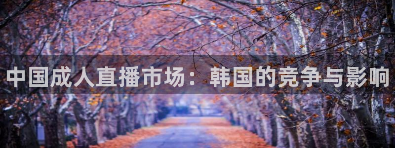 英超直播小九直播：中国成人直播市场：韩国的竞争与影响
